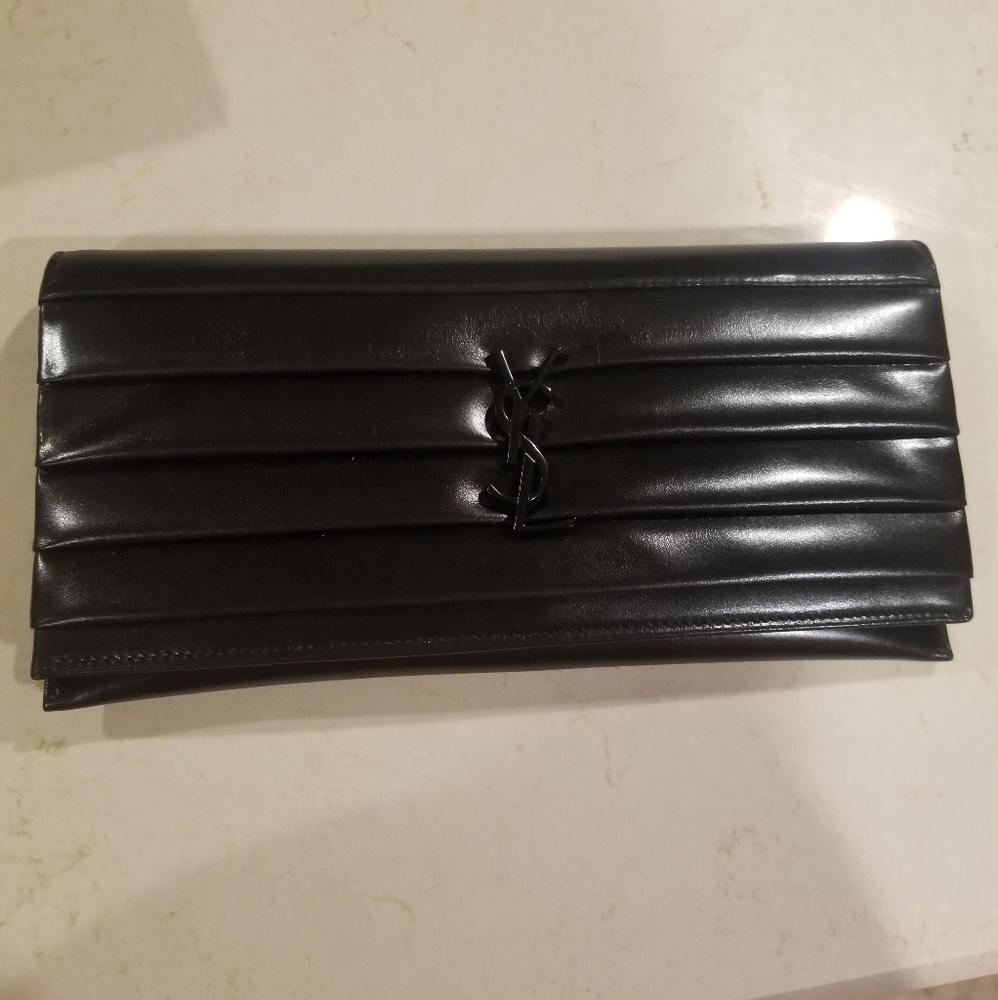Saint Laurent Smoking Pleaded Clutch